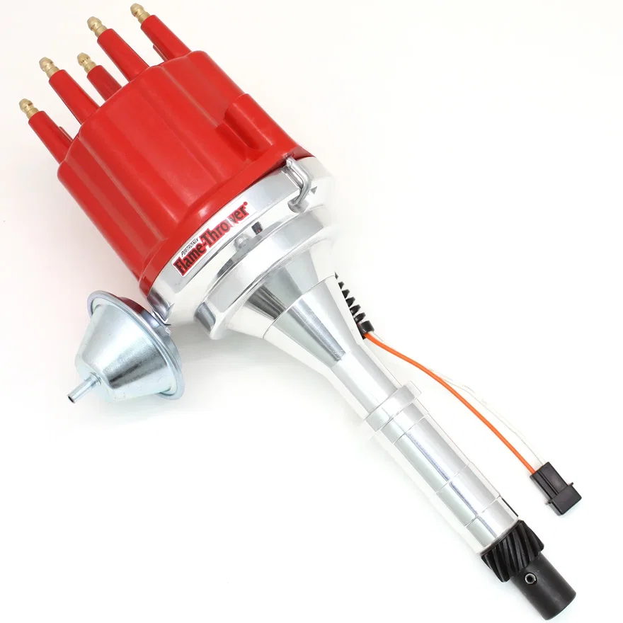Pertronix D360711, Dist Billet Mag Trig AMC 290-401 Red Male cap Vac Adv