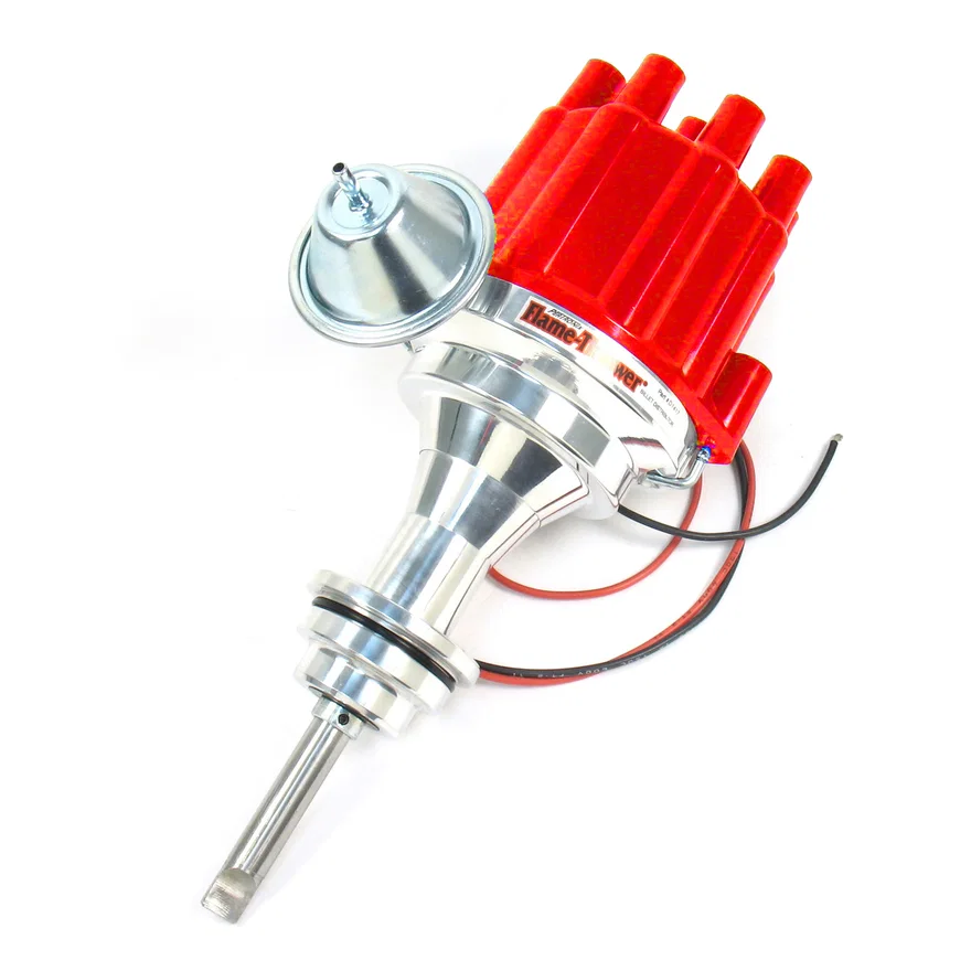 Pertronix D141701, Dist Billet Mopar 273-360 red cap for Chrysler