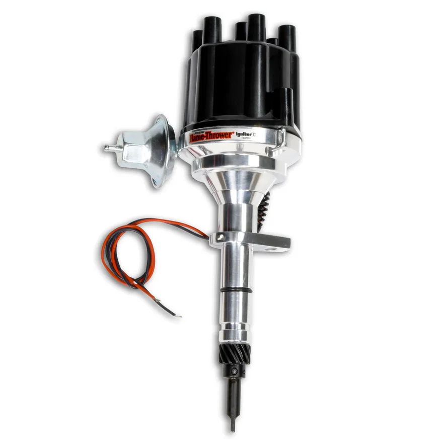 Pertronix D109700, Dist Billet GM L6 216,235,261& Toyota F, 2F Vac Blk Cap for Chevrolet