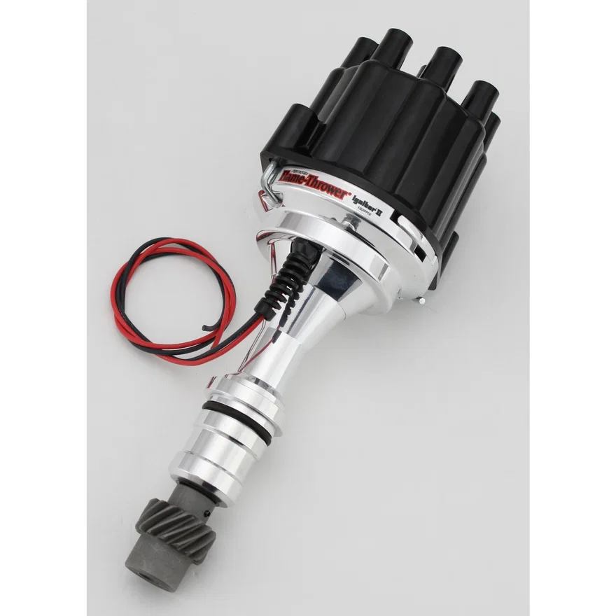 Pertronix D110800, Dist Billet Oldsmobile V8 Non/Vac Blk Cap