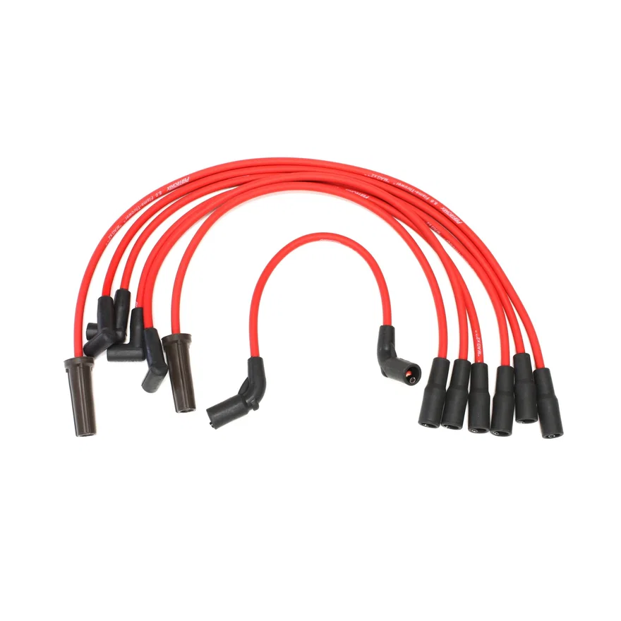 Pertronix 806426, Flame-Thrower Spark Plug Wires 6 cyl 8mm 1996-2005 GM S10/Blazer/Astro Truck 4.3L Red for Chevrolet