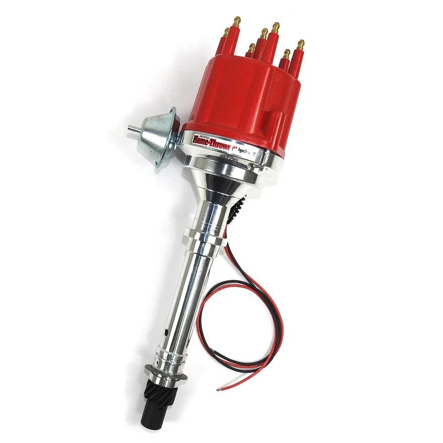 Pertronix D107711, Dist Billet GM 90 deg V6 Red Male Cap