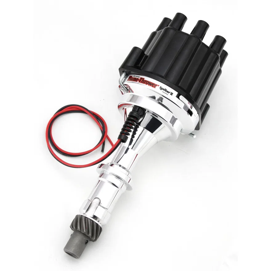 Pertronix D120800, Dist Billet Pontiac V8 Non/ Vac Blk Cap