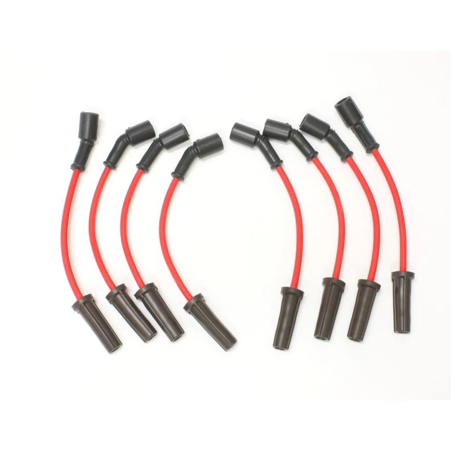 Pertronix 808423, Flame-Thrower Spark Plug Wires 8 cyl 8mm 2010-2013 GM LS3 Red