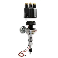 Dist Billet SB blk Male cap for Ford image 2