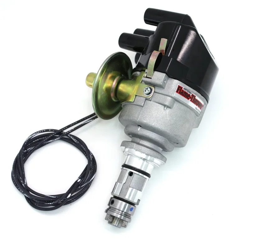 Pertronix D178609, Dist British 4 cyl cast 12V Pos vac side cap