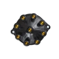 Dist Billet 352-428, Black Cap for Ford image 3
