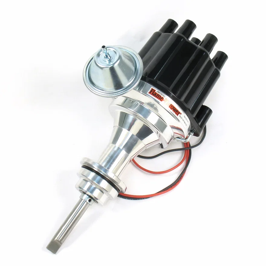 Pertronix D141700, Dist Billet Mopar 273-360 black cap for Chrysler