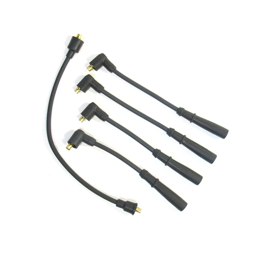 Pertronix 804208, Flame-Thrower Spark Plug Wires 4 cyl 8mm Triumph Type#2 Black