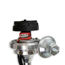 Dist Billet 352-428, Black Cap for Ford image 4