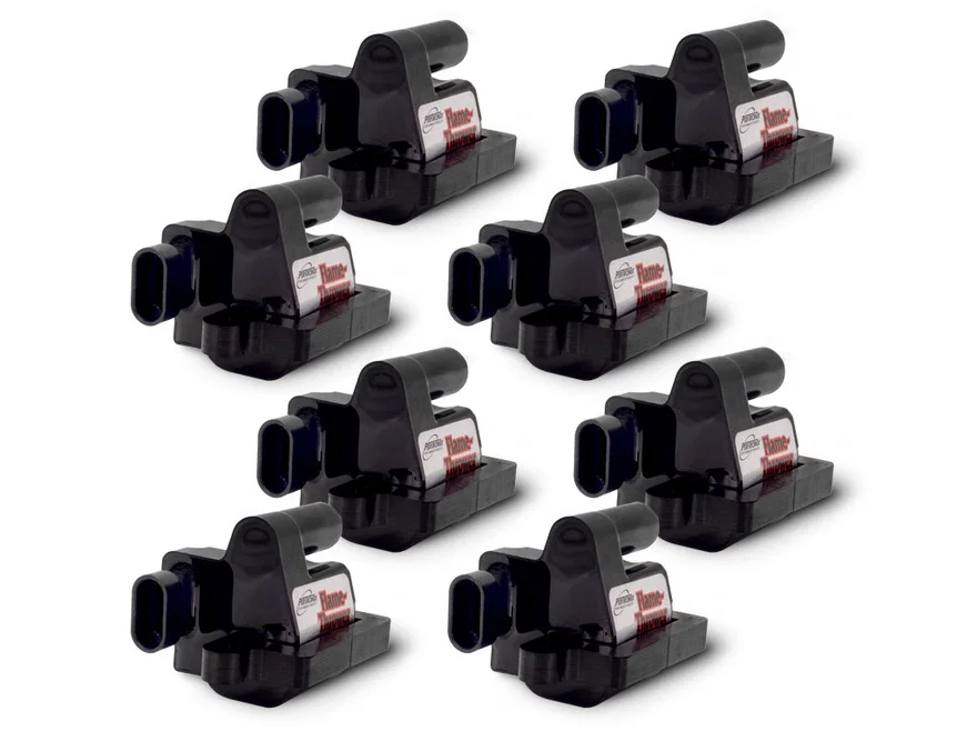 Pertronix 30818, Coil Flame-Thrower GM LS Truck; Square; Set of 8; 1999-07 for Chevrolet