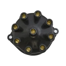 Dist Billet V8 Vac Blk Cap for Pontiac image 5