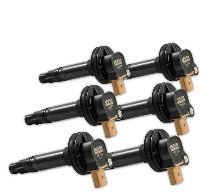 Pertronix 30776, Coil Flame-Thrower Ford V6 EcoBoost 3.5L;3-Pin Brown;Set of 6; 2011-20