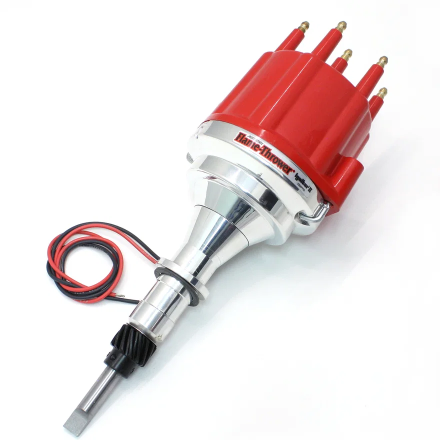 Pertronix D106811, Dist Billet GM L6 Non/Vac Red Male Cap for Buick