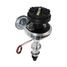 Dist Billet V8 Vac Blk Cap for Pontiac image 3