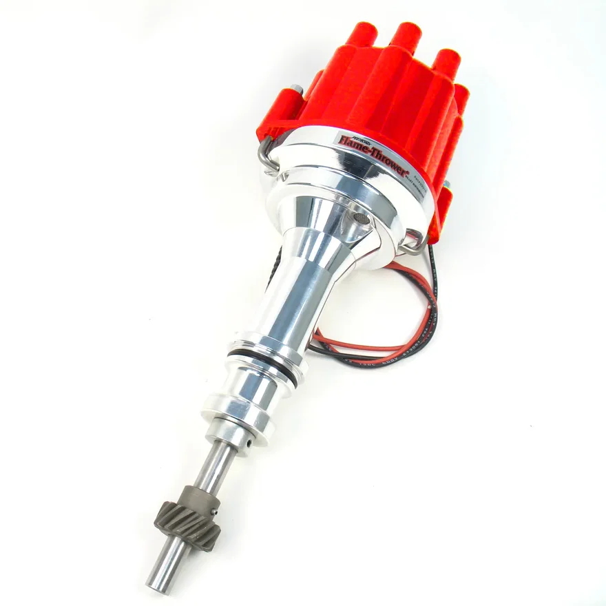 Pertronix D231801, Dist Billet Marine Ford 351W red cap