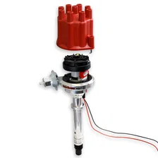 Dist Billet SB/BB red cap for Chevrolet image 2