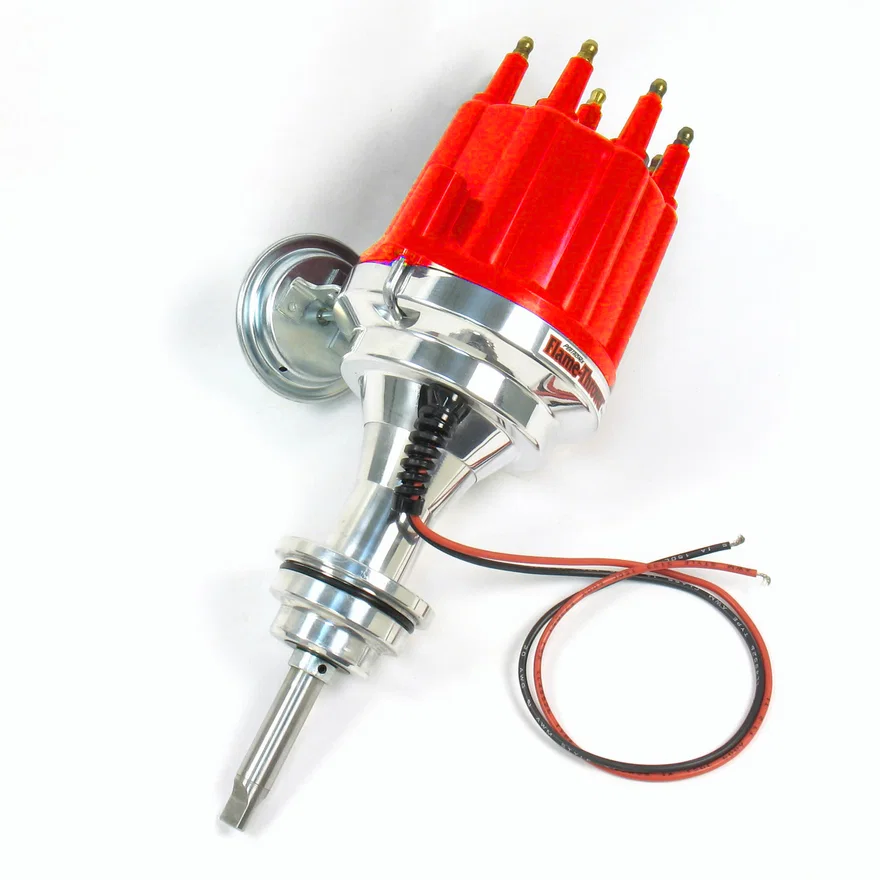 Pertronix D142711, Dist Billet Mopar 383-400 red Male cap for Chrysler