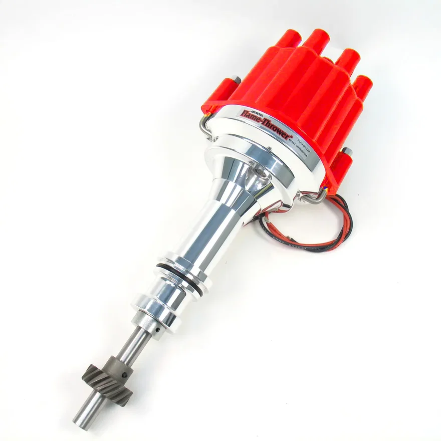 Pertronix D232801, Dist Billet Marine Ford 351C red cap