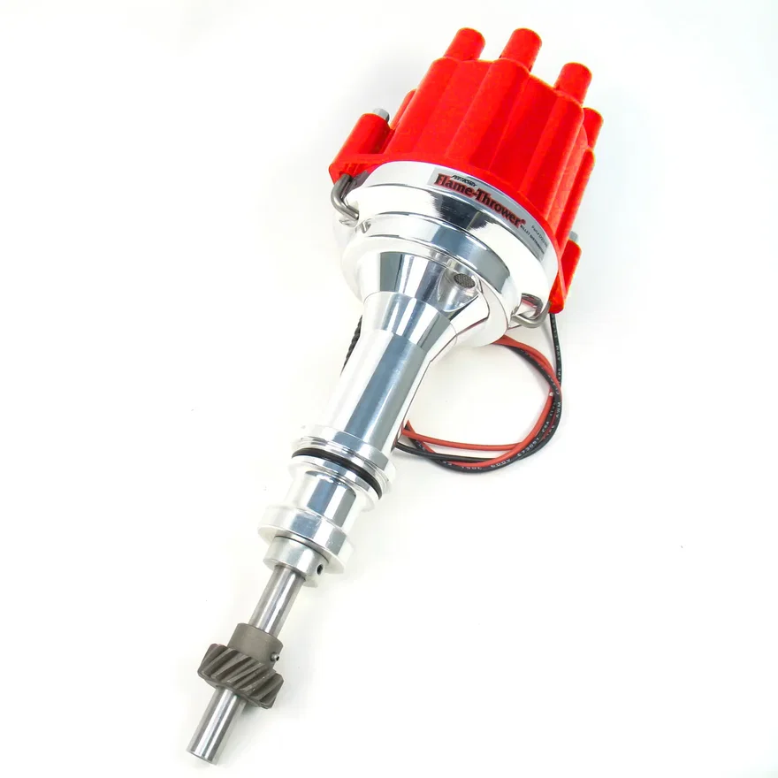 Pertronix D230801, Dist Billet Marine Ford 302 red cap