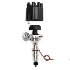 Dist Billet 352-428, Black Cap for Ford image 2