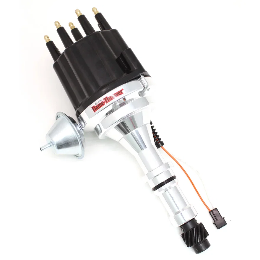 Pertronix D350710, Dist Billet Mag Trig Buick 400-455 Blk Male cap Vac Adv