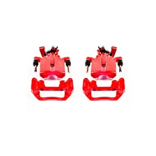 Rear RED CALIPER PAIR W/BRKT for Chevrolet, Pontiac and Saturn image 2