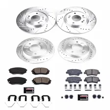 Front and Rear Z23 EVOLUTION BRAKE KIT for 2019-2022 Hyundai Veloster and Kia Forte image 2
