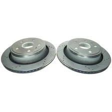 Rear DRILLEDSLOTTED ROTOR PAIR for Dodge, Ram and Chrysler image 2