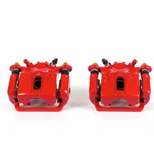 Rear RED CALIPER PAIR W/BRKT for 2009-2014 Acura TL image 2