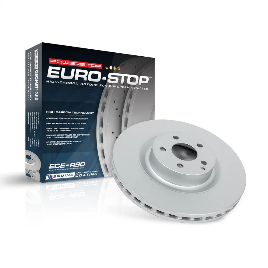 PowerStop EBR1284EVC, Rear EVOLUTION COATED ROTOR for Volvo XC60