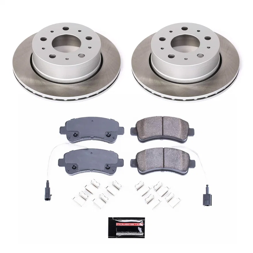 Rear SEMI-COATED ROTOR KIT for Ram