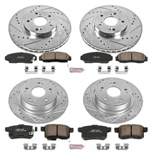 Front and Rear Z23 EVOLUTION BRAKE KIT for 2011 Honda Accord image 2