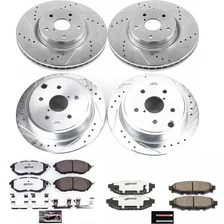 Front and Rear Z26 STREET BRAKE KIT for 2015-2021 Subaru WRX image 2