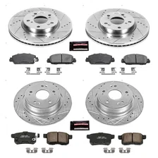 Front and Rear Z23 EVOLUTION BRAKE KIT for 2013-2017 Honda Accord image 2