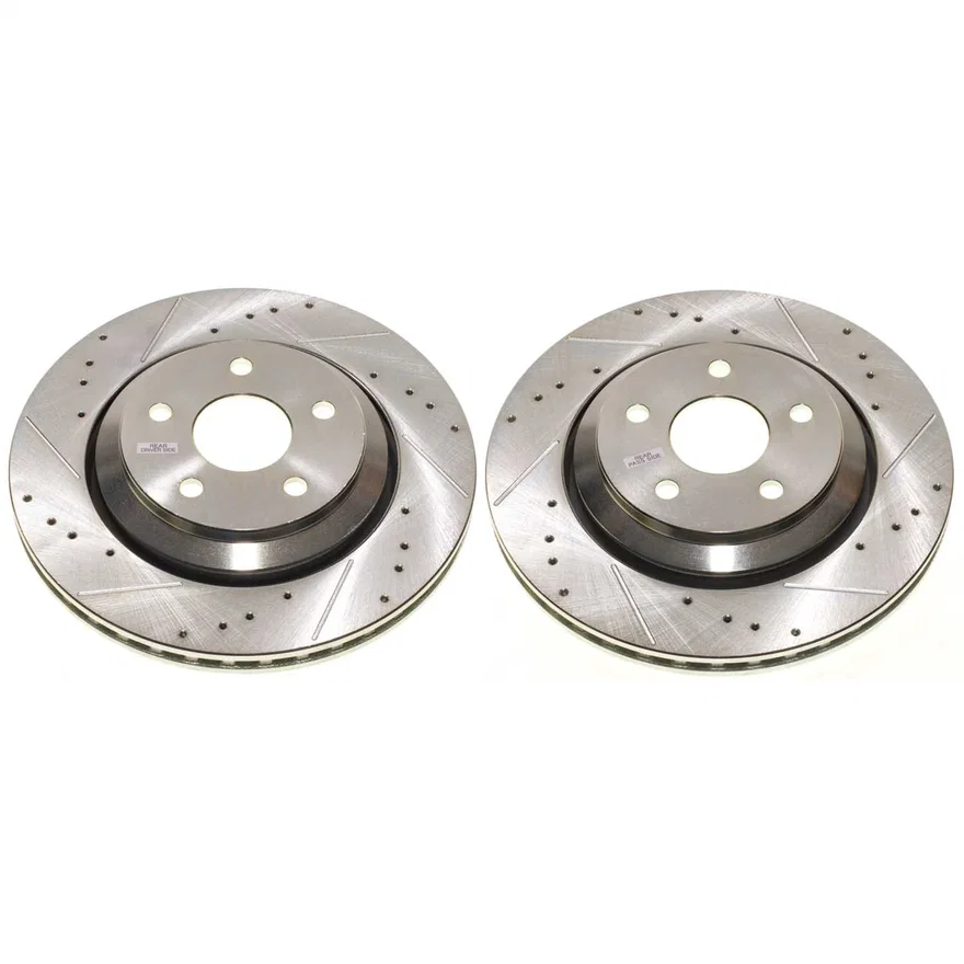 PowerStop AR83111XPR, DRILLEDSLOTTED ROTOR PAIR for Dodge Durango