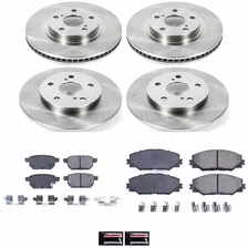 Front and Rear AUTOSPECIALTY BRAKE KIT for 2009-2013 Pontiac Vibe and Toyota Matrix image 2