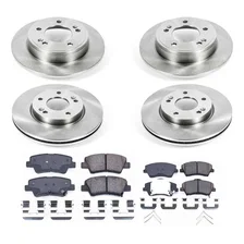 Front and Rear AUTOSPECIALTY BRAKE KIT for 2018-2020 Hyundai Elantra GT image 2