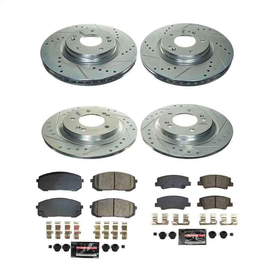 Front and Rear Z23 EVOLUTION BRAKE KIT for Kia and Hyundai