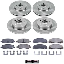 Front and Rear AUTOSPECIALTY BRAKE KIT for 2006-2011 Buick Lucerne and Cadillac DTS image 2