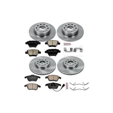 Front and Rear AUTOSPECIALTY BRAKE KIT for 2012-2015 Volkswagen Passat image 2