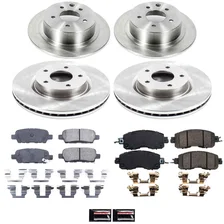 Front and Rear AUTOSPECIALTY BRAKE KIT for 2013-2024 Nissan Altima image 2
