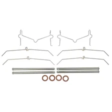 Front RED CALIPER PAIR W/O BRKT for 2015-2024 Lexus GX460 and Toyota 4Runner image 7