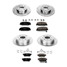 Front and Rear Z23 EVOLUTION BRAKE KIT for 1992-1997 Honda Civic and Civic del Sol image 2