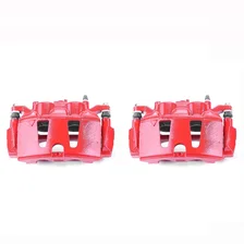 Front RED CALIPER PAIR W/BRKT for 6 vehicles image 2