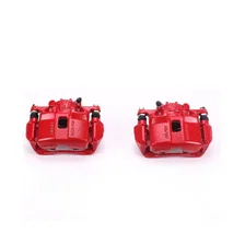 Front RED CALIPER PAIR W/BRKT for Honda and Acura image 2