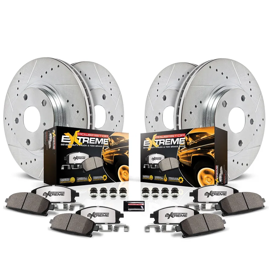PowerStop K9224-36, Z36 TRUCK/TOW BRAKE KIT
