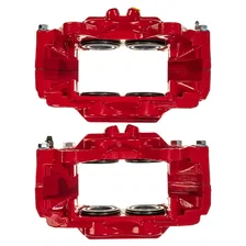 Front RED CALIPER PAIR W/O BRKT for 2003-2009 Lexus GX470 and Toyota 4Runner image 5