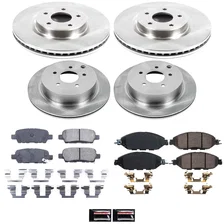 Front and Rear AUTOSPECIALTY BRAKE KIT for INFINITI and Nissan image 2