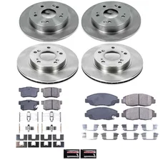 Front and Rear AUTOSPECIALTY BRAKE KIT for 2006-2011 Honda Civic image 2
